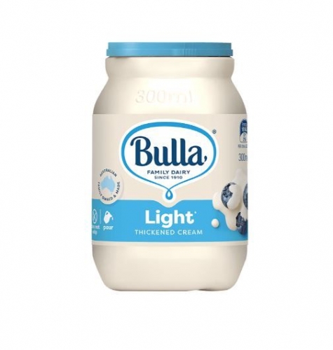 300ml Light Thickened Cream - Bulla