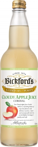 Bickfords Cloudy Apple Juice Cordial 750mlx8* (BOX)