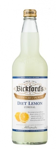 Bickfords DIET Lemon Cordial 750mlx12* (BOX)