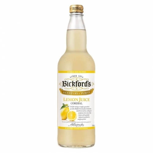 Bickfords Lemon Juice Cordial 750mlx12* (BOX)