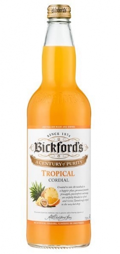 Bickfords Tropical Cordial 750mlx12* (BOX)