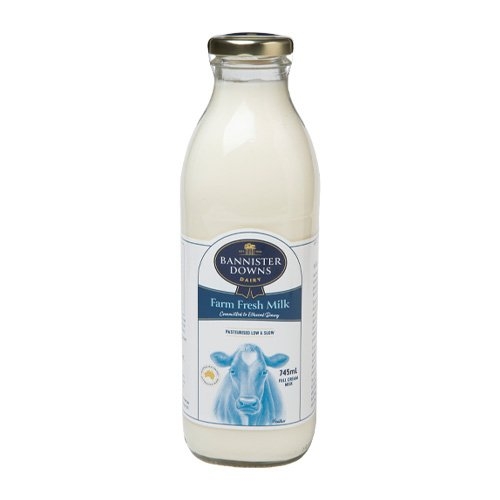 745mlx9 Glass Farm Fresh Milk - Bannisters (BOX)