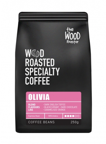 250gmx4 Olivia Whole Beans - The Wood Roaster (BOX)
