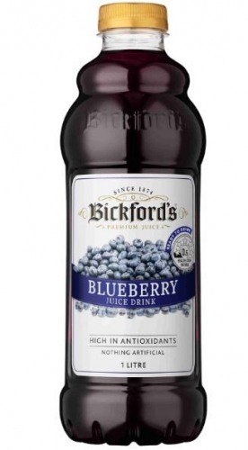 Bickfords BlueBerry Juice 1 litre x 6* (BOX)
