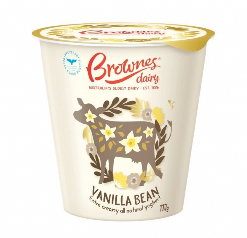 170gm Vanilla Yoghurt - Brownes
