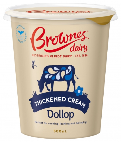 500ml x 6 Thick Cream (Dollop) - Brownes (BOX)