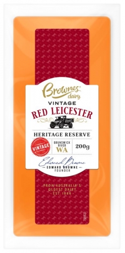 Brownes Red Leicester 200gm