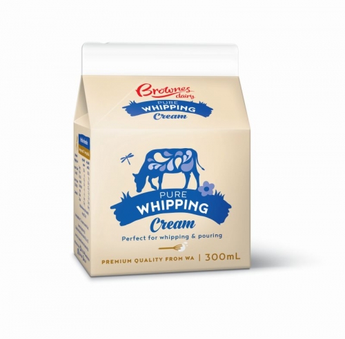 300ml Whipping Fresh Cream - Brownes Dairy
