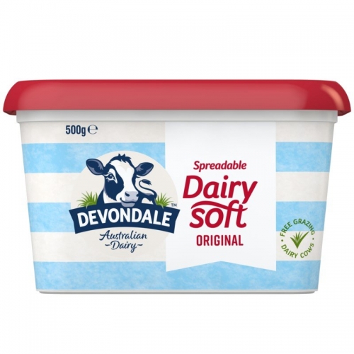 500gm Devondale Salted Dairy Soft Spread Butter