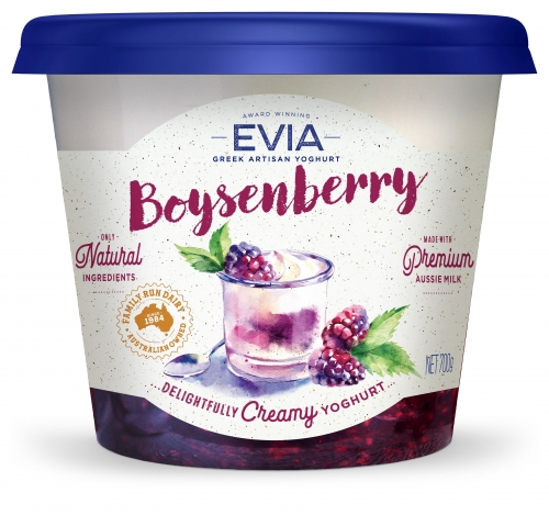 700gmx6 Boysenberry Yoghurt - Evia (BOX)