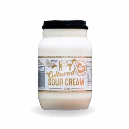 300ml Cultured Sour Cream - Gippsland Jersey