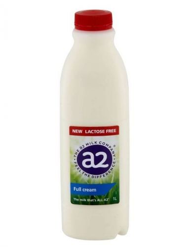 1 litre A2 Lactose Free Full Cream