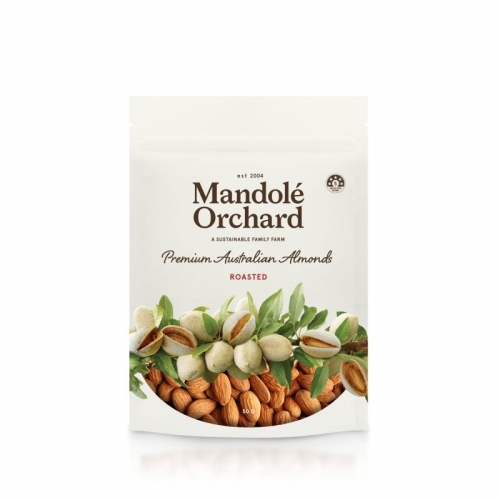 Mandole 50gmx10 Almonds - Roasted* (BOX)