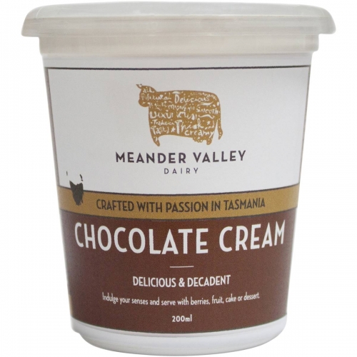 200ml x 6 Chocolate Cream - Meander Valley (BOX)