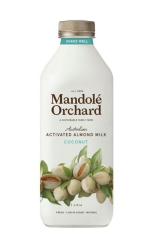 1 litre x 6 Fresh Coconut Almond Milk - Mandole (BOX)