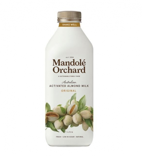 1 litre x 6 Fresh Original Almond Milk - Mandole (BOX)