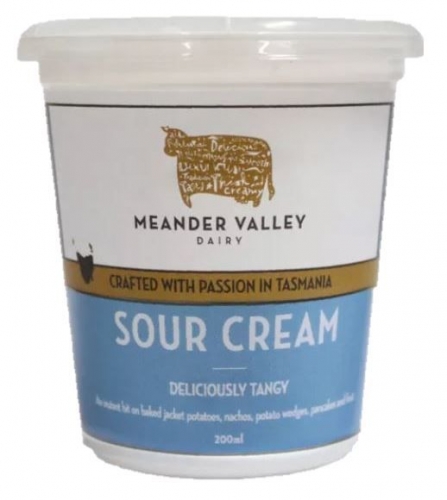 200ml Sour Cream - Meander Valley