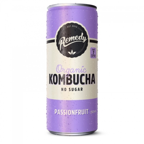 Remedy Passionfruit Kombucha 250mlx4x6* (BOX)