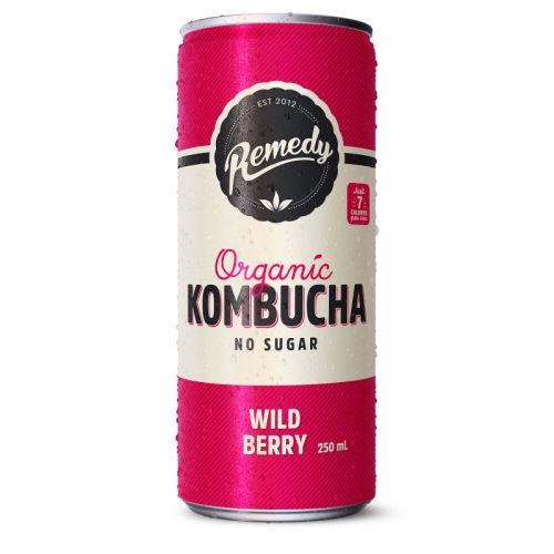 Remedy Wild Berry Kombucha 250mlx4x6* (BOX)